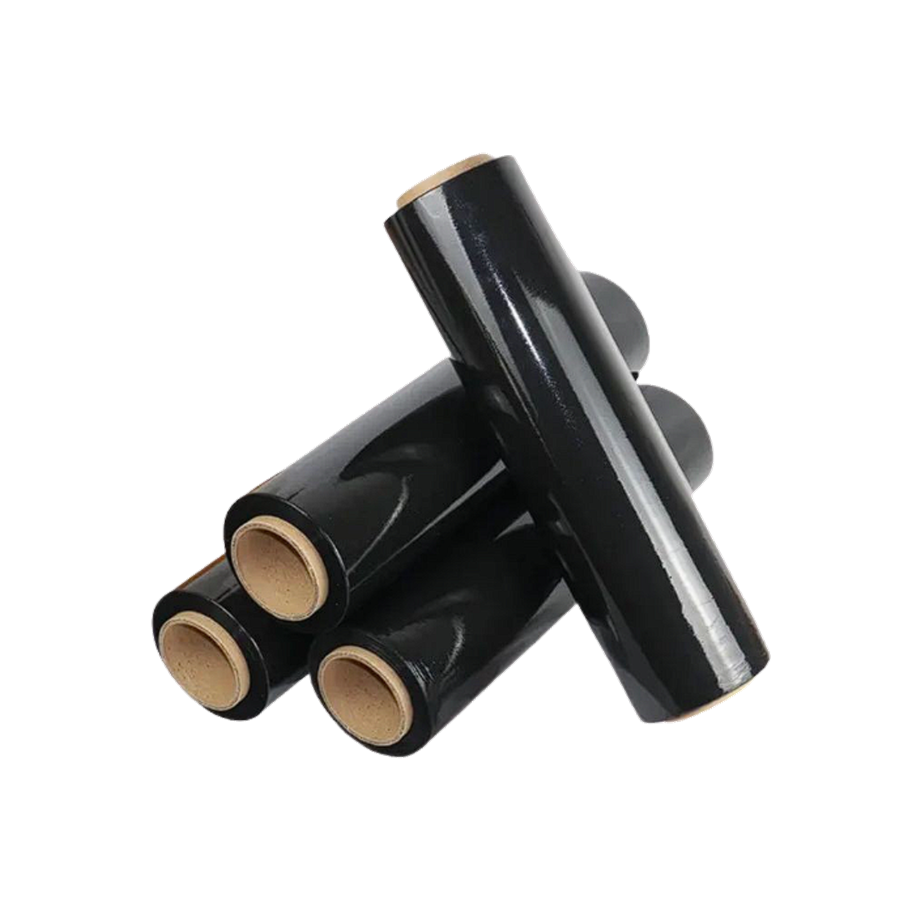 Rollos de film stretch negro